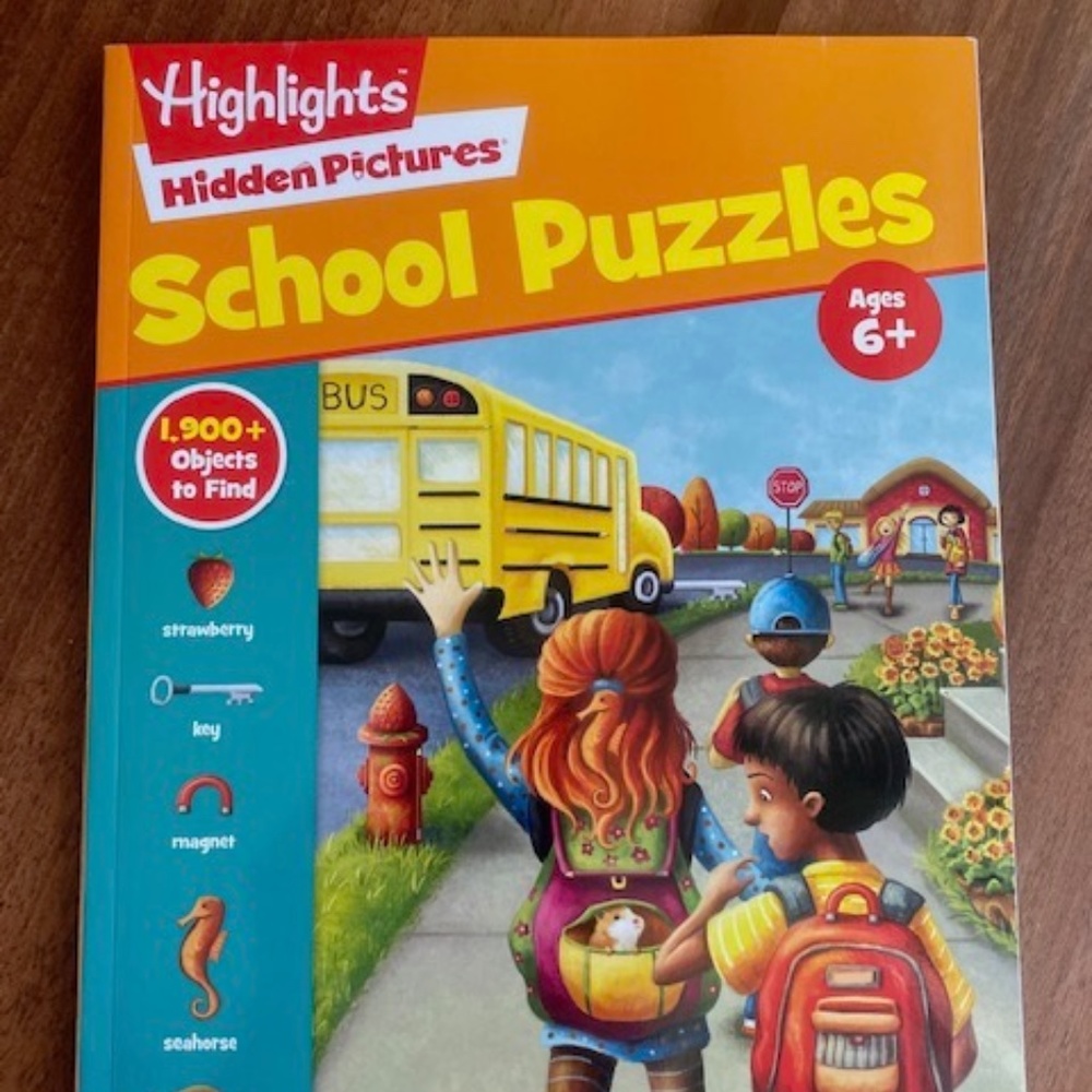HIGHLIGHTS HIDDEN PICTURES SCHOOL PUZZLES BOOK